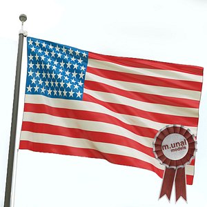 3d model flag country