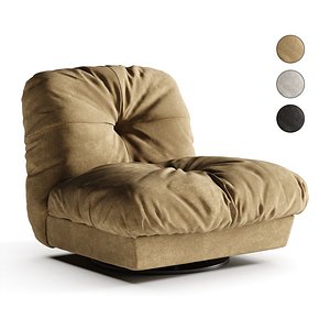 Baxter Milano ARMCHAIR WITH SWIVEL BASE