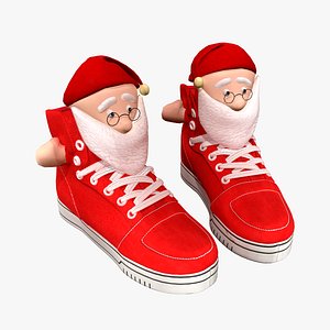 Ankle Sneakers with Santa