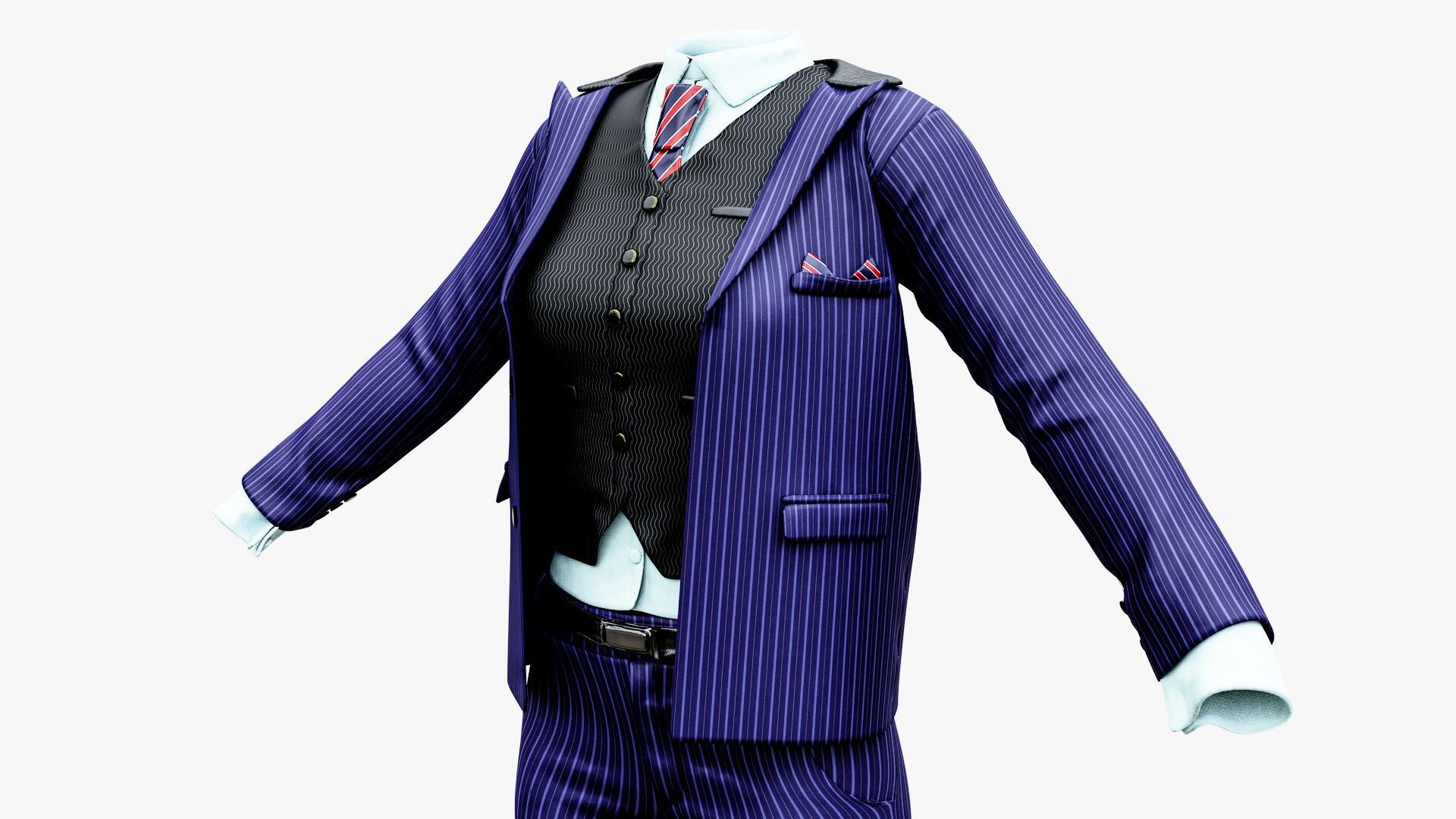 Formal Suit 3D Model TurboSquid 2434175