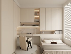3D model bedroom
