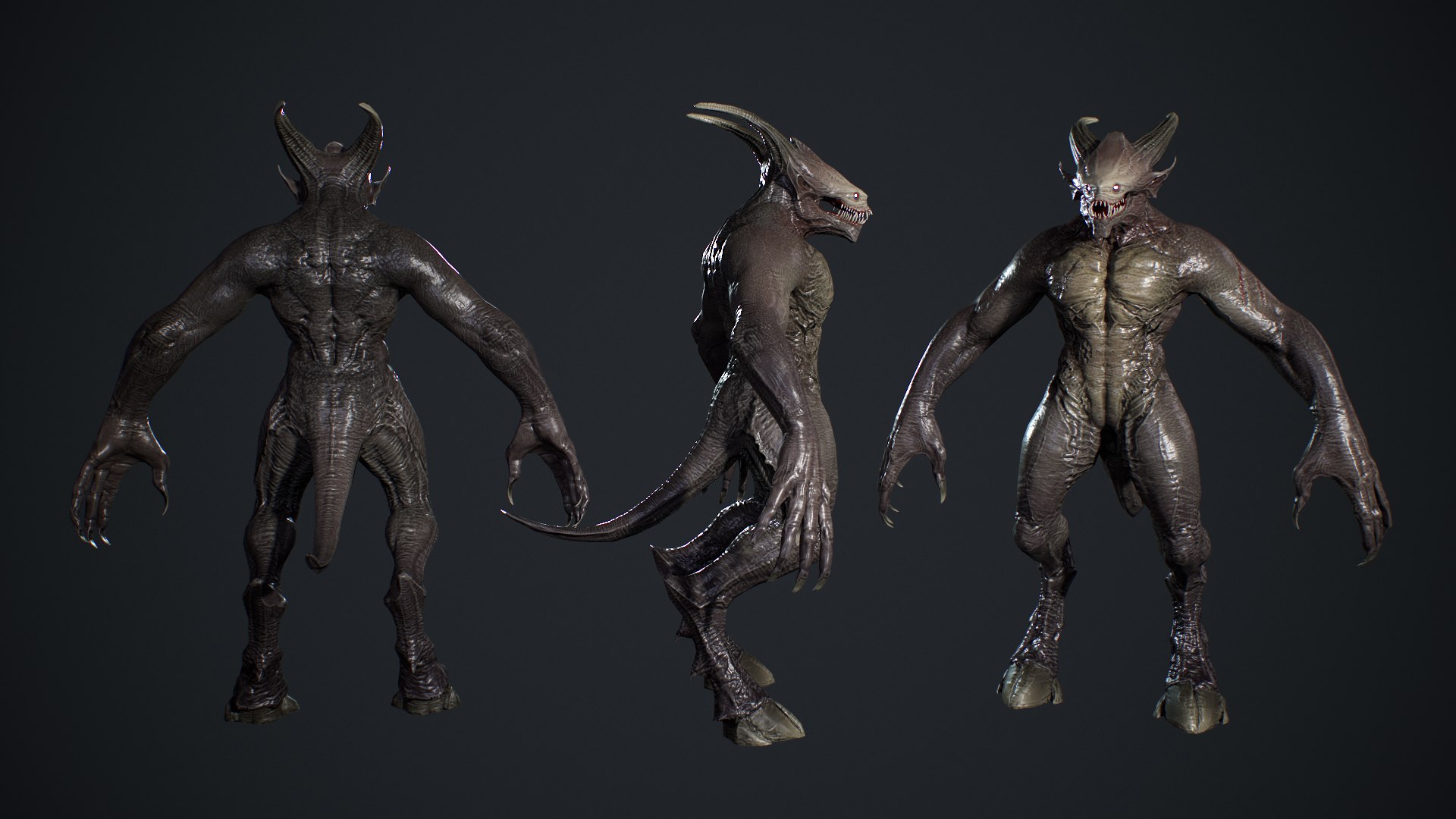 3D Demon Character 4 model - TurboSquid 2099061