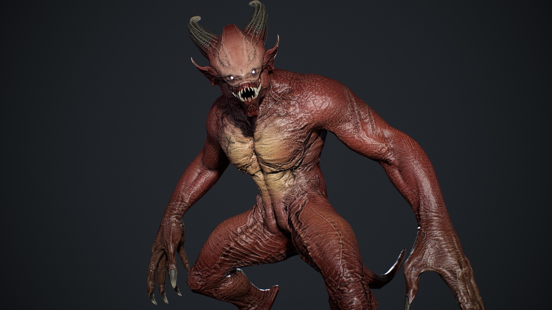 3D Demon Character 4 model - TurboSquid 2099061