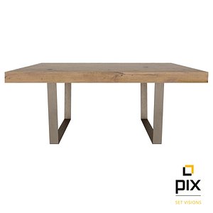 3d model realistic modern dining table