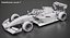 Dallara F3 2025 Formula 3 Race Car White Mockup