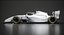 Dallara F3 2025 Formula 3 Race Car White Mockup