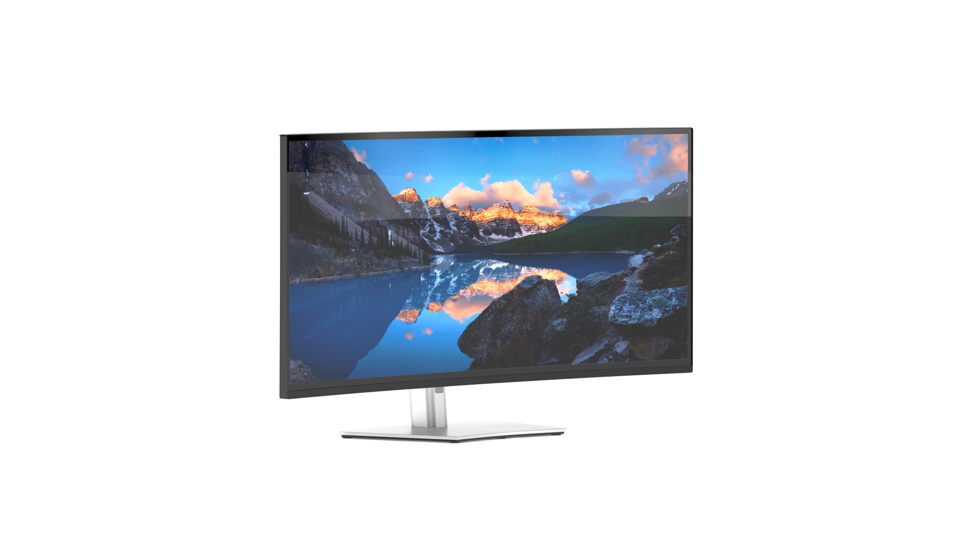 Dell Ultrasharp Curved Wuhd Monitor Model Turbosquid