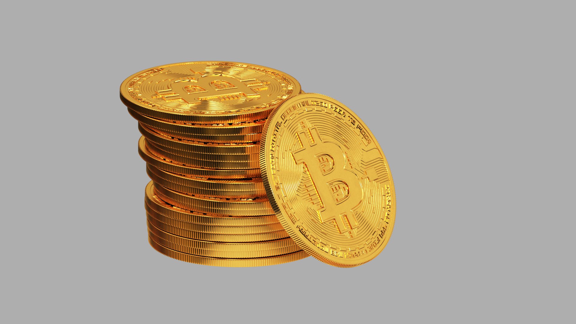 Coin Bitcoin Stack Model - TurboSquid 1705115