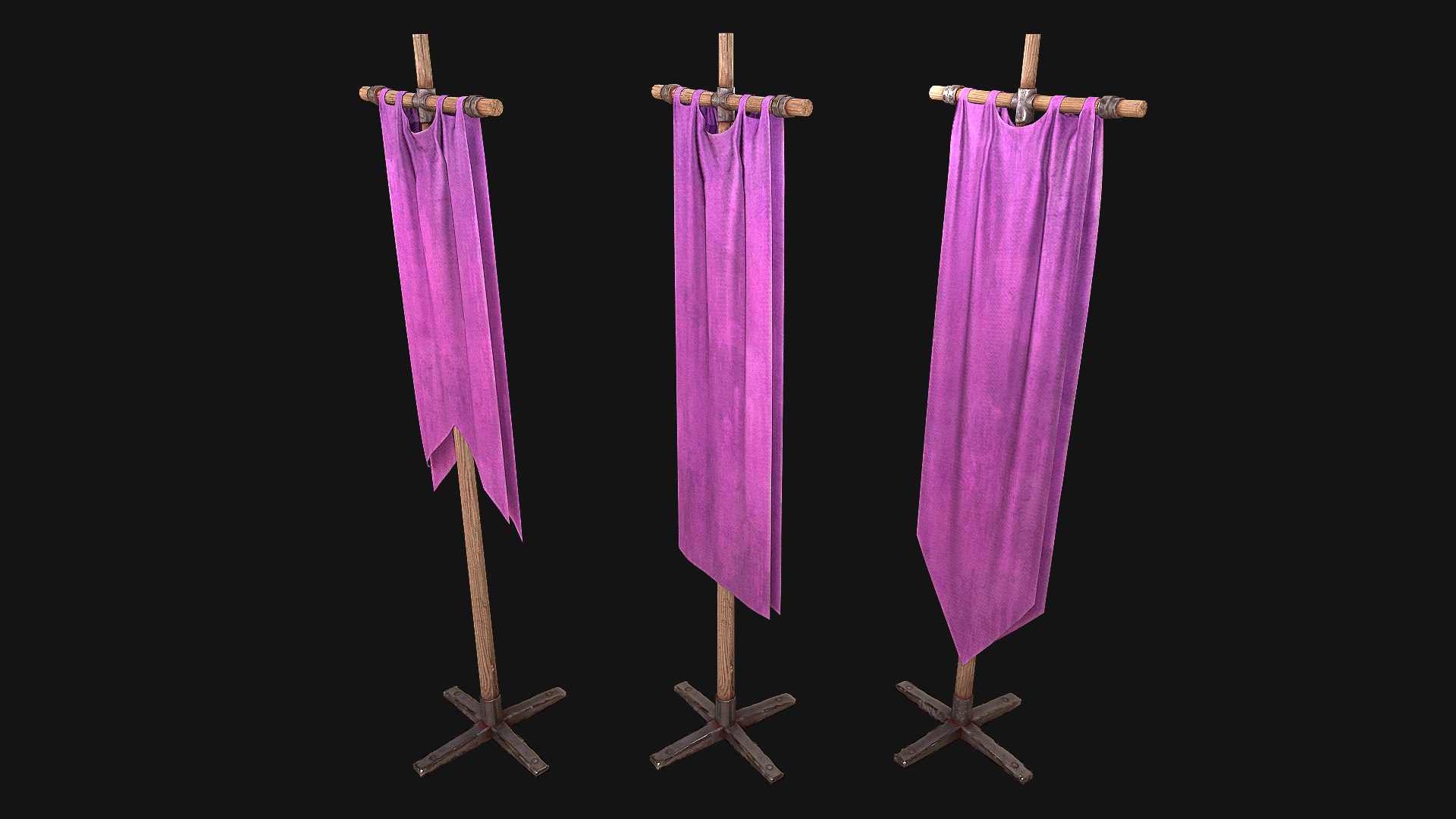 Medieval Flag 3D - TurboSquid 2026963