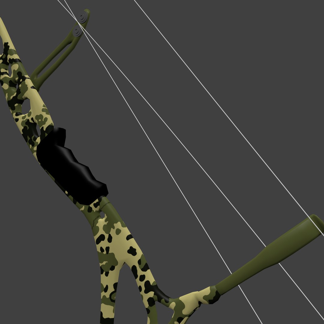 Compound Bow 3d Model