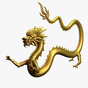 3d ancient dragon chinese