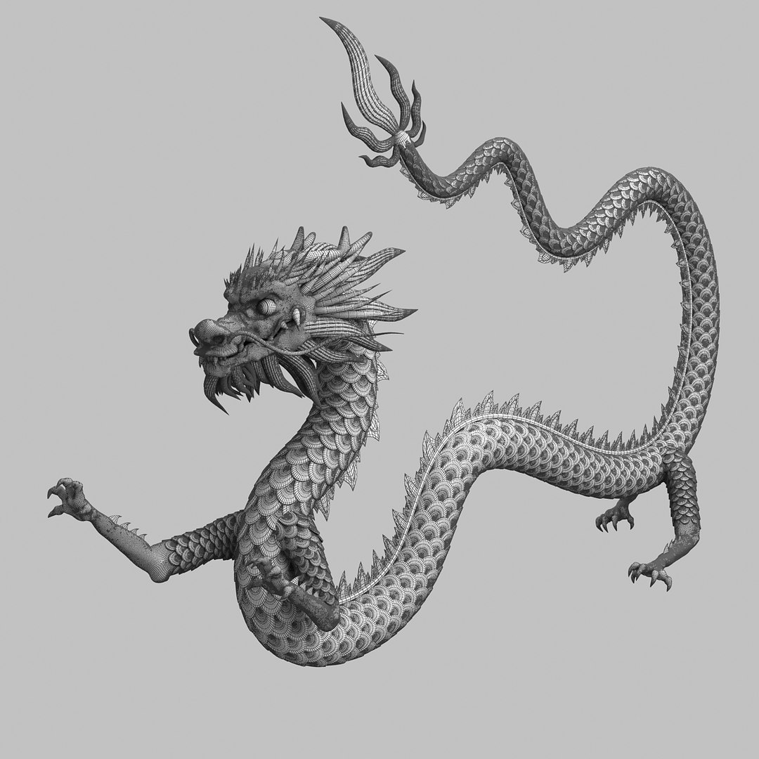 3D Dragon Chinese - TurboSquid 1227655