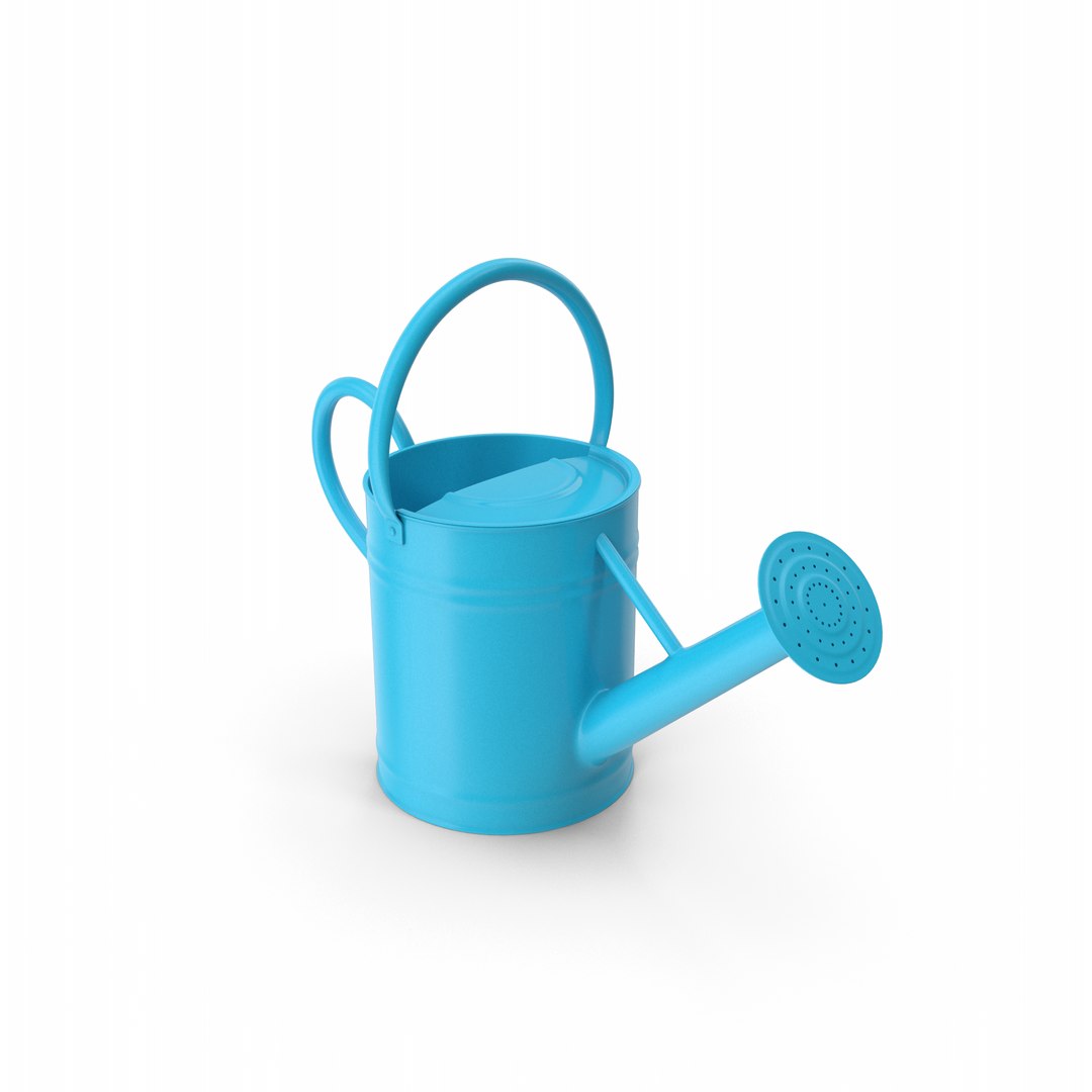 Watering Can Blue 3D Model - TurboSquid 1838832