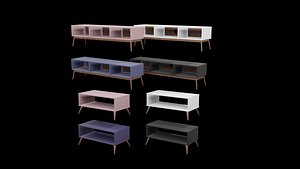 Rack and Coffee Table