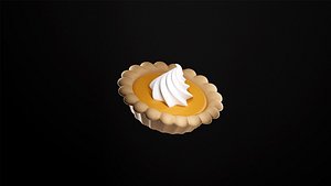 Cartoon Pumpkin Pie Tart