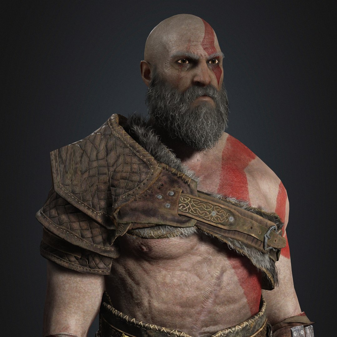 Kratos Character 3D Model - TurboSquid 2373042
