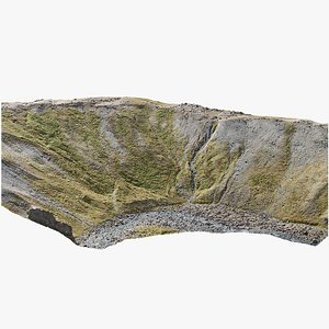 Mountain Rocks Slope   3D PBR Model model