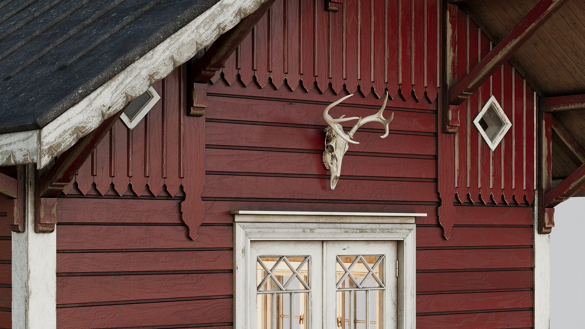 Traditional Finnish Cabin model - TurboSquid 2078293