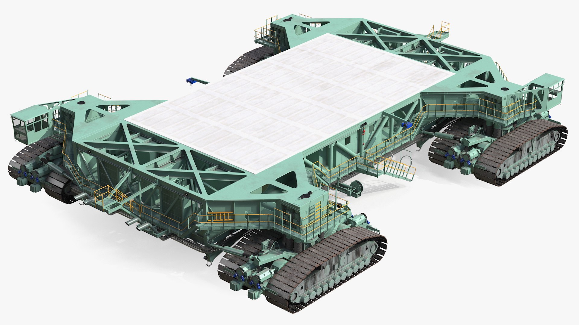 Mobile Launcher Platform Crawler 3D model preview