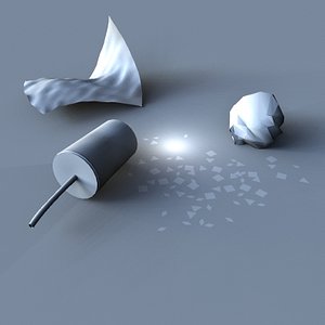 trash soda crumpled 3d model