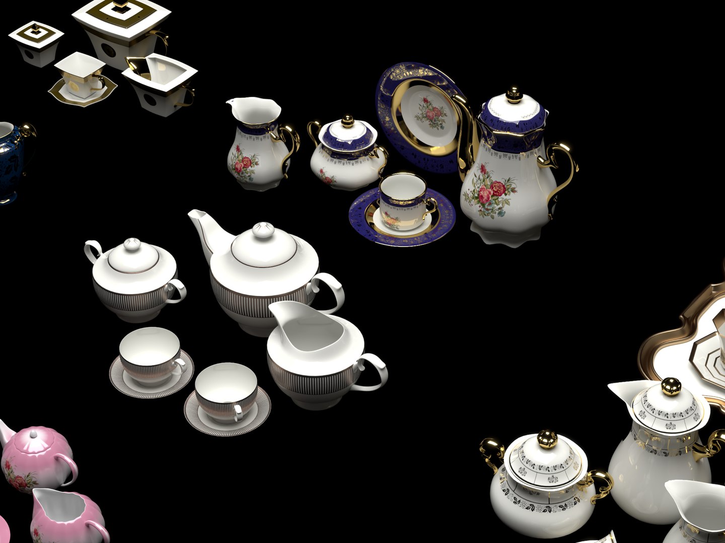 Porcelain Tea Set Collection 3D model https://p.turbosquid.com/ts-thumb/z6/WPqmB3/aT/porcelainteaset14/png/1783510162/1920x1080/fit_q87/678b65773131c2e066b67feb14fb9926214a8504/porcelainteaset14.jpg