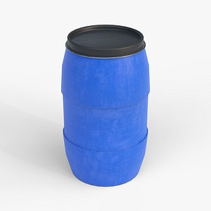 Plastic Water Barrel model