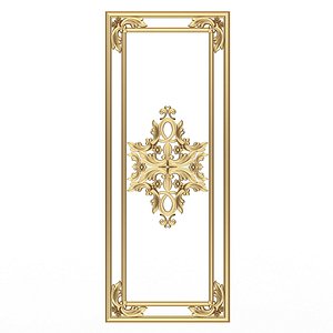 Boiserie Carved Decoration Panel 020