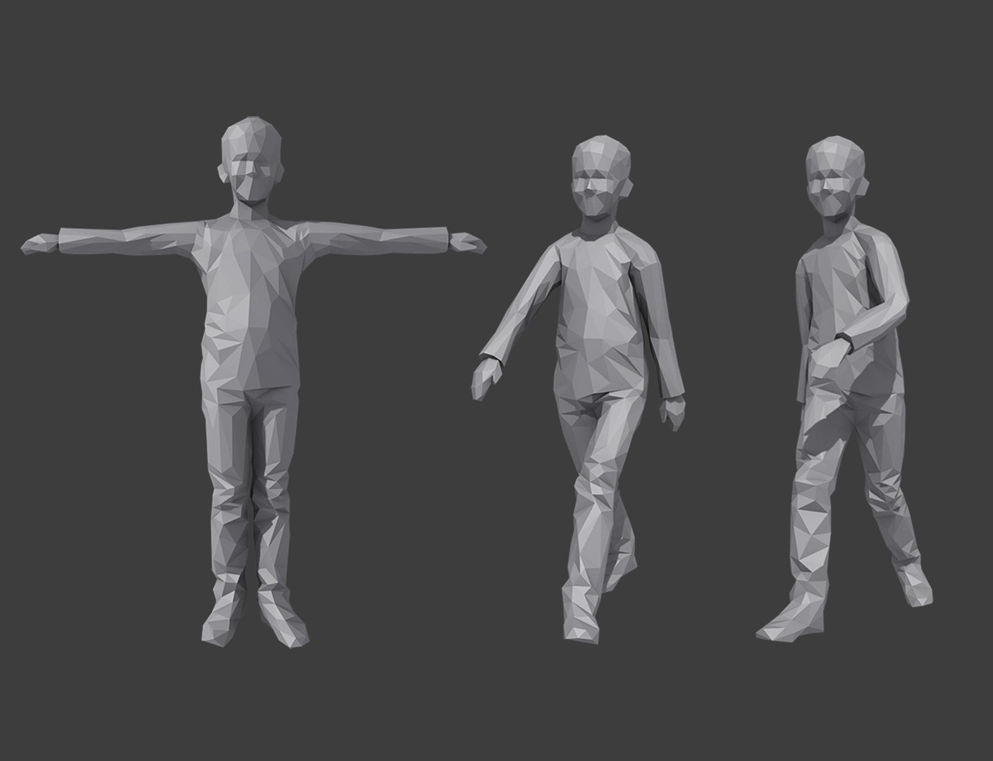 Rigged Childrens Pack 3D Model - TurboSquid 1276849