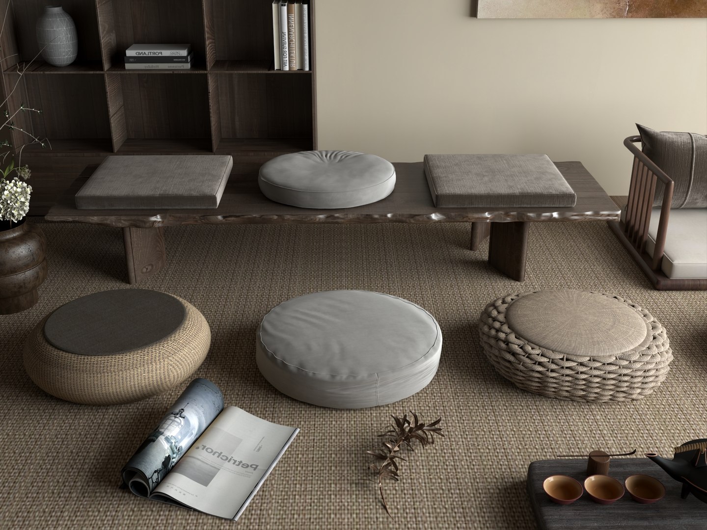 Japanese Floor Seating Collection 3D Model 3D model https://p.turbosquid.com/ts-thumb/z6/klxaSR/CW/7113/jpg/1788057633/1920x1080/fit_q87/1e695111d1c23b41a9713332df61823319fc1c8e/7113.jpg