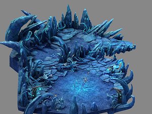 3D fallen land - shadowblade model