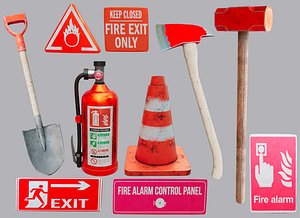 fire equipment set