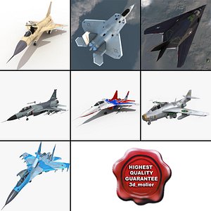Jet Fighters Rigged Collection 6