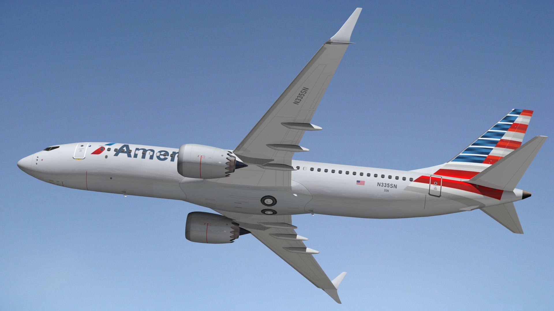 B737 Max 8 American Airlines 3D - TurboSquid 2155012