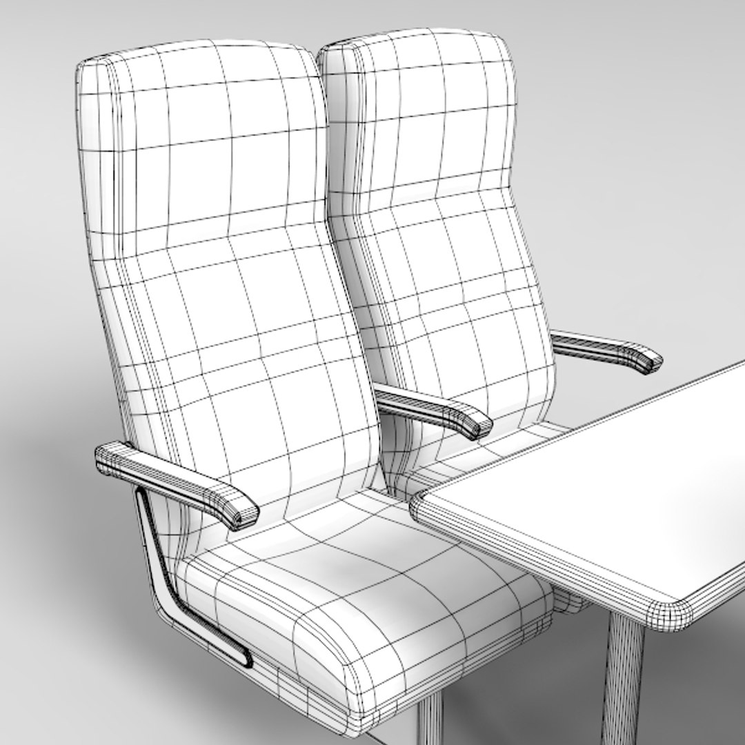 train seat obj
