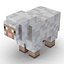 Minecraftの羊は3Dモデルを装備