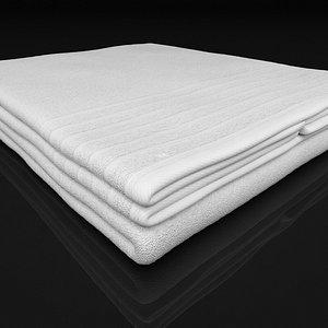 towel folded 3d model