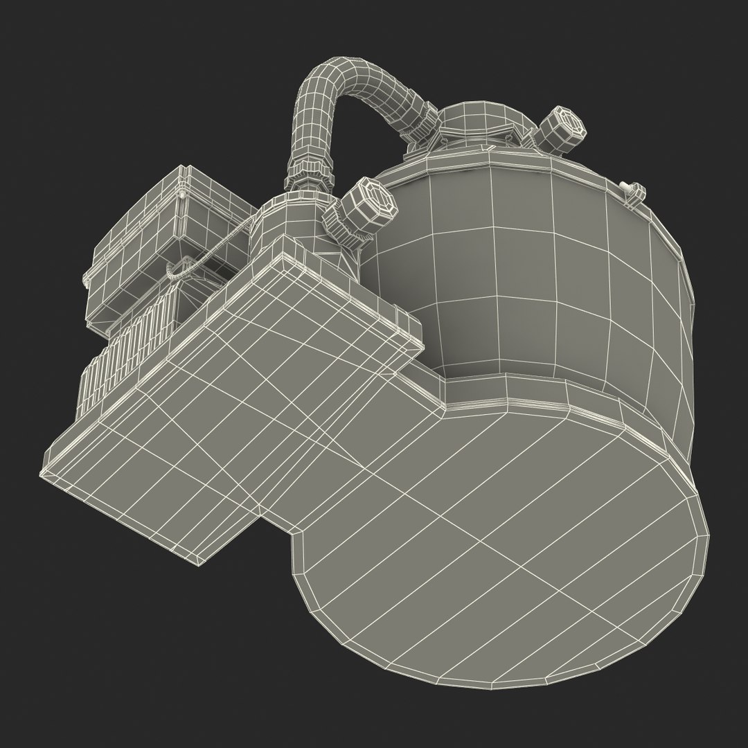 3d Swimming Pool Water Filter Model
