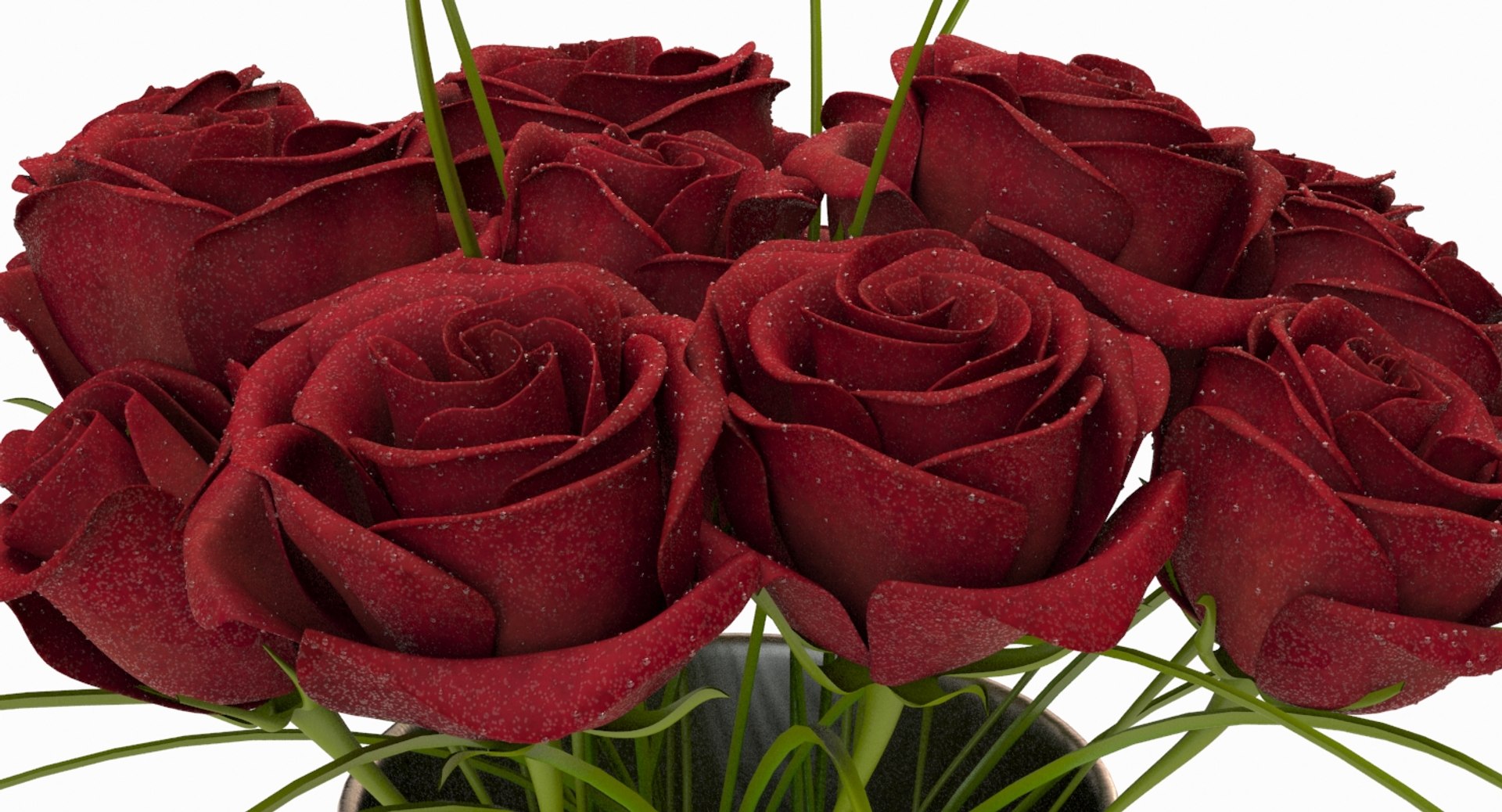 Bouquet Roses 3d Max