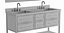 ROBERTSON CONSOLE DOUBLE SINK SINK UNDER THE COUNTERTOP