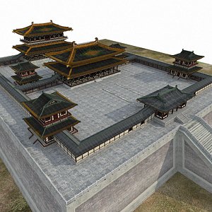Palace of Tang Dynasty 3D model