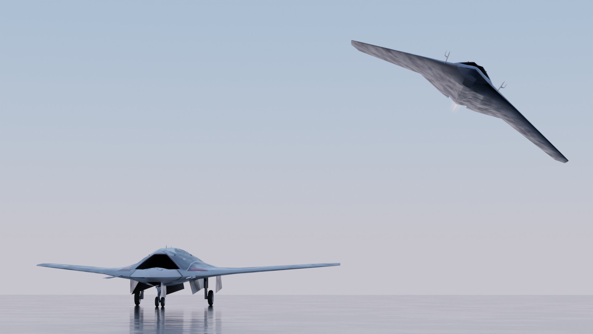 Sukhoi S-70 Okhotnik 3D model https://p.turbosquid.com/ts-thumb/z7/3Ck9oj/vd/preview17/jpg/1681680468/1920x1080/fit_q87/9e05fc332c0686f6de29c6b226ef403d7c5332bb/preview17.jpg