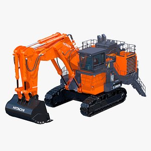 3D Excavator Hitachi EX2600-7