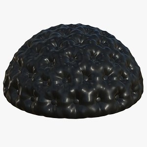 Chesterfield Realistic Leather Sofa Black