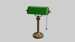 3D bankers table lamp