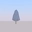 3D tree red pine model
