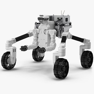 Lunar Robotic Rover Rigged for Maya