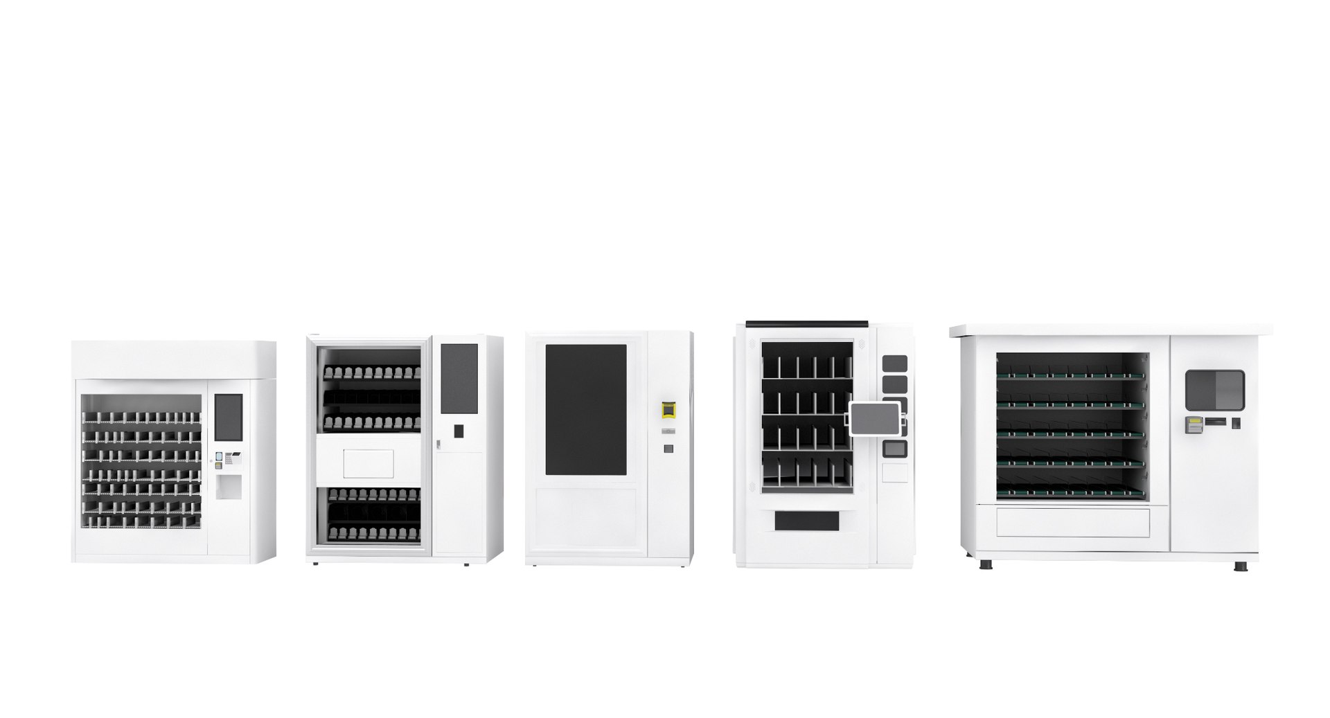 3D Vending Machines 13 In 1 - TurboSquid 2040592