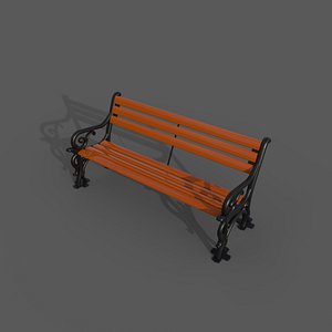 Bench 3D model