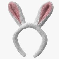 Bunny Ears Headband Fur