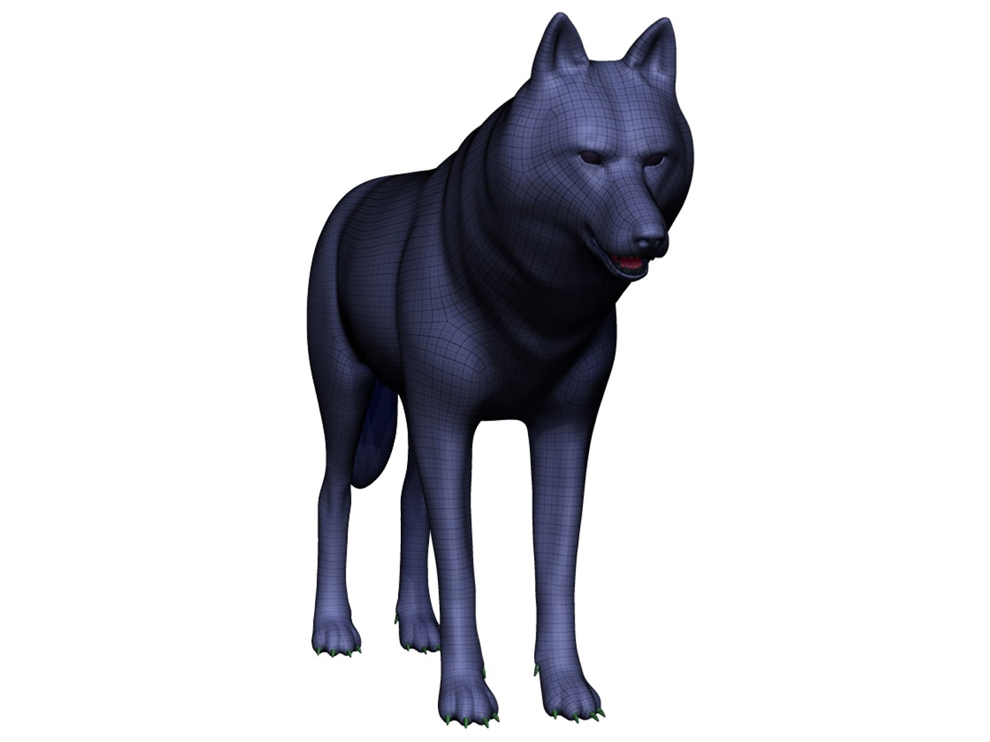 Wolf Basemesh Sculpting 3D Model - TurboSquid 1149161